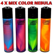 4 x Clipper Lighters MIX COLOR