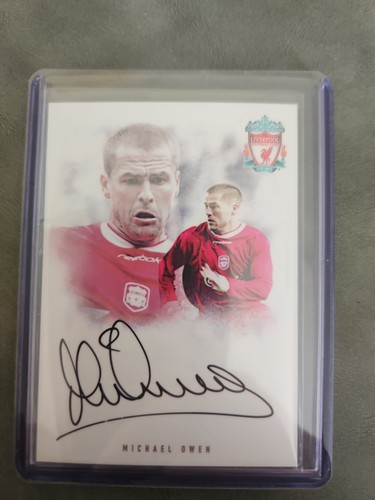 Michael owen liverpool futera - liverpool,