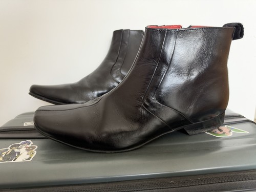 Men leather ankle boots size - men's,