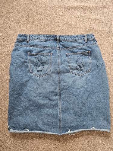 Miffy light blue denim skirt - light,