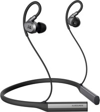 Ausounds AU-Flex ANC Wireless Bluetooth Neckband Planar Earphones, Black