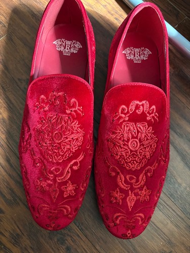 Mens red loafer dress shoes - mens,