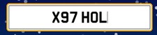 X97 HOL Cherished Number Plate