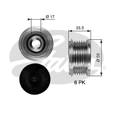 Gates oap7080 alternator - gates,