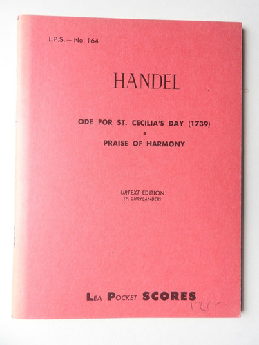 Handel ode for - handel,
