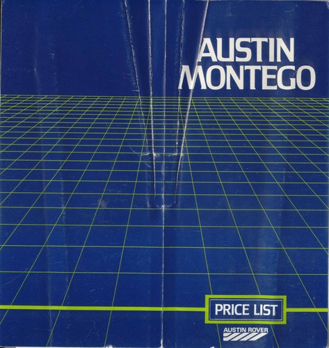 Austin montego price list not - price,