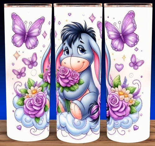 Eeyore butterfly rose purple - eeyore,