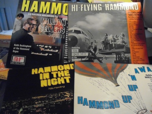Hammond organ vinyl s - organ, lp's