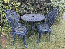 Metal cast garden tables - metal, and