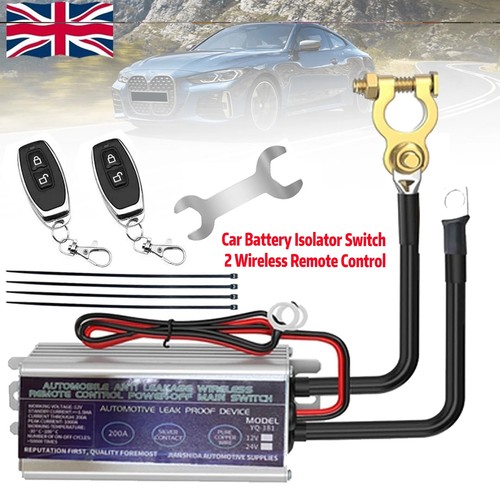 Car battery disconnect cut off - battery,