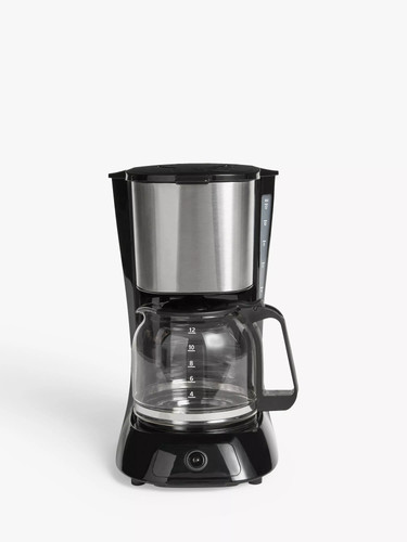 Black drip coffee machine - black,