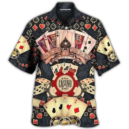 Mens button down casino - mens,