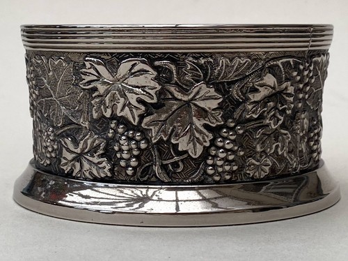 Vintage silver plated wine - vintage,