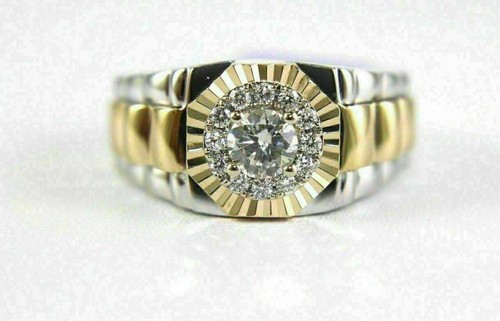 1ct round cut diamond men - 1ct,