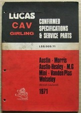 LUCAS CAV GIRLING BRITISH