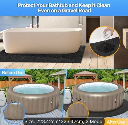 Vevor inflatable hot tub cover - inflatable,