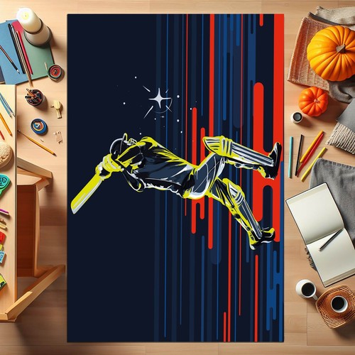 Cricket sports rug american - rug,,