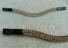 Browband 5 Rows Mega Bling all