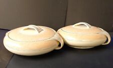 Vintage Art Deco 2 x Burleigh Ware Balmoral shape Pair of Lidded Tureens gilded 