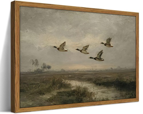 Framed vintage mallard - framed,