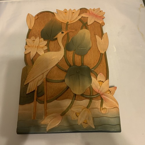 Heron and lotus - heron,