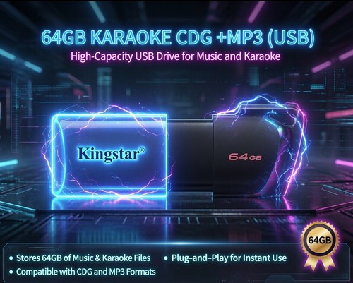 Karaoke mp3 usb 64gb - mp3+g,