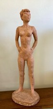Vintage Terracotta Female Nude