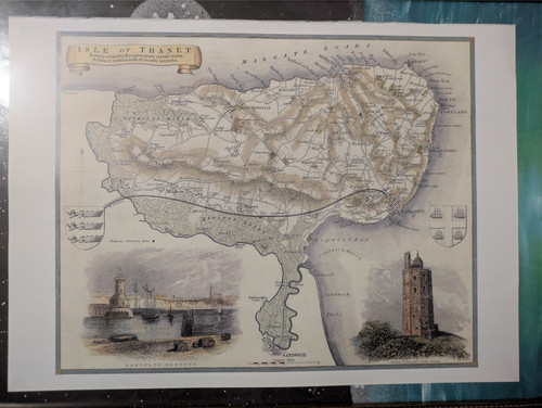 Map the isle thanet - the,