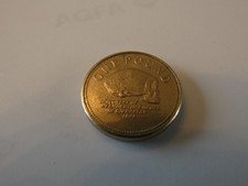 2013 Gibraltar Neandathal Skull Pound Coin