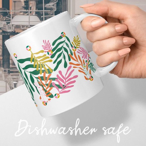 Cute colourful mug gift - mug, for