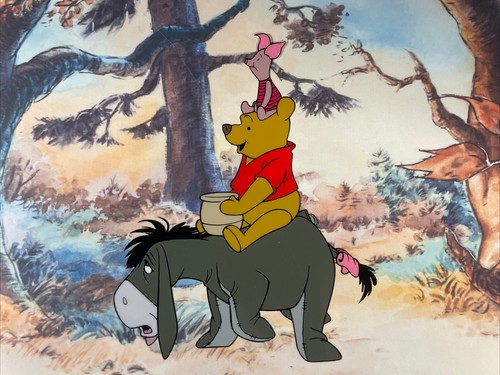 Winnie the pooh animation cel - the,