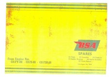 BSA Motorcycle Motorbike C15