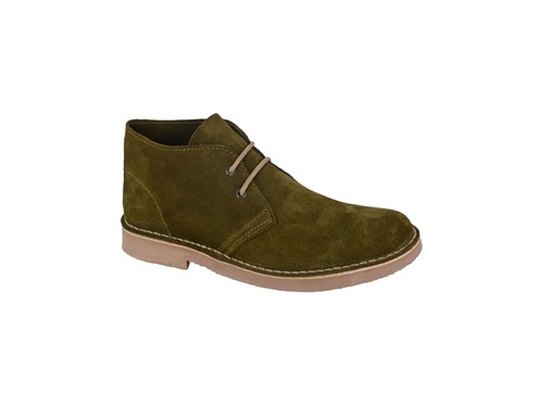 Mens suede khaki - mens, boots