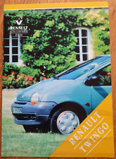 Czech text RENAULT TWINGO car sales brochure / catalogue / prospekt