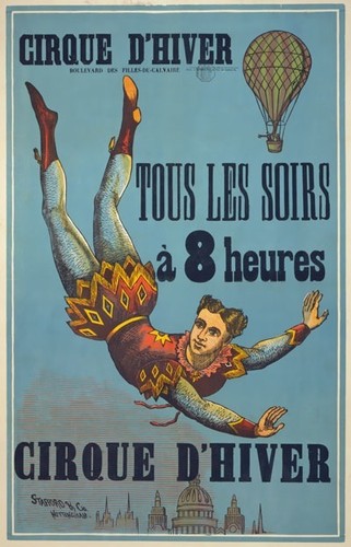 Vintage circus poster cirque - vintage,