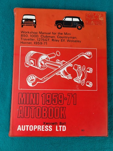 Mini 1959 1971 autobook - 1959-1971,