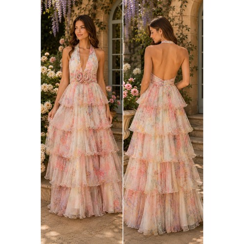 Sherri hill floral tiered - floral,