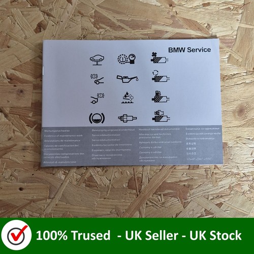 Bmw new service history - history, blank