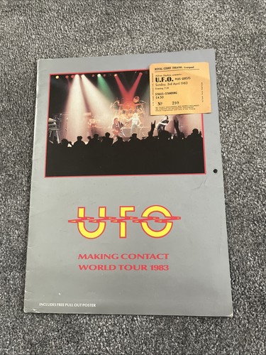 Ufo tour programme 1983 - programme,