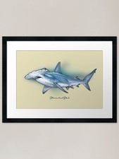 Hammerhead Shark Framed Art
