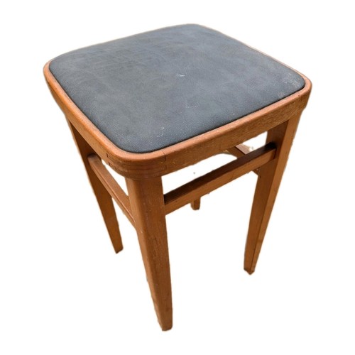 Vintage wooden stool retro - vintage, 60s