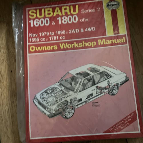 Haynes subaru 1600 - subaru, 1800,