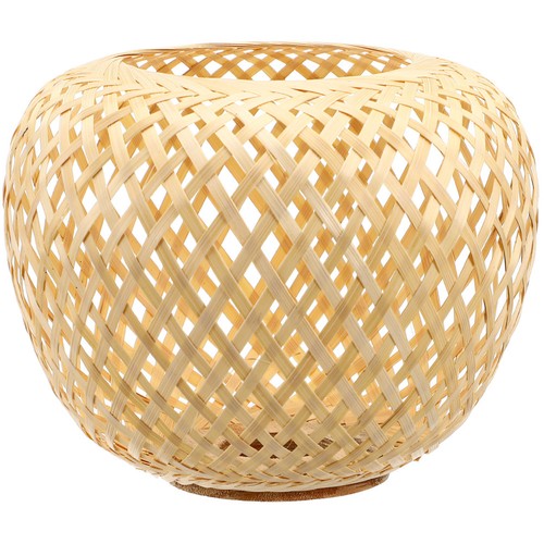 Bamboo woven lampshade diy - bamboo,