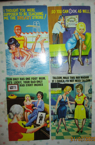Xerxes comic postcards - comic,