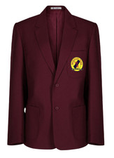 WATERLOO ROAD SCHOOL BLAZER COSTUME FANCY DRESS EMBROIDERED LOGO MAROON OR BLACK