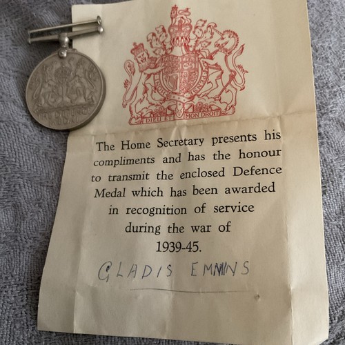 Ww2 defence medal and - ww2,
