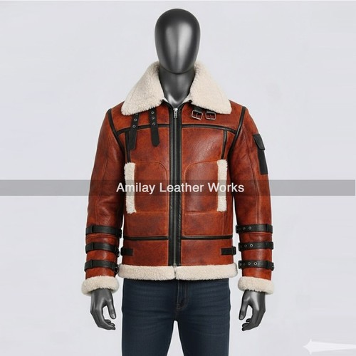 Men luxury shearling - men’s,