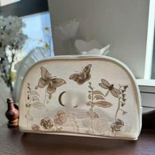 2025 DIORNew Beauty Bag Embroidered Butterflies Dragonflies Make-up Bag
