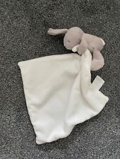 Little White Company Sitting Bunny Rabbit Brown Beige Baby Comforter Hug Toy