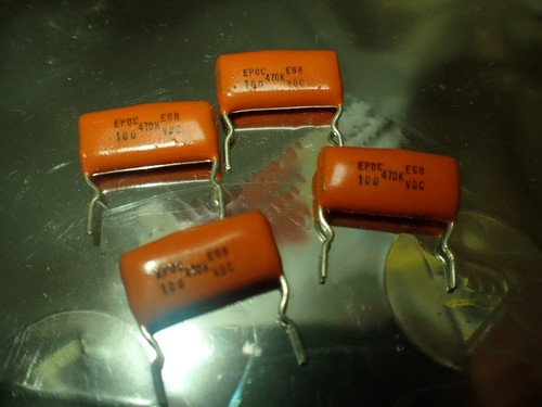 Orange drop capacitor 470nf - orange,